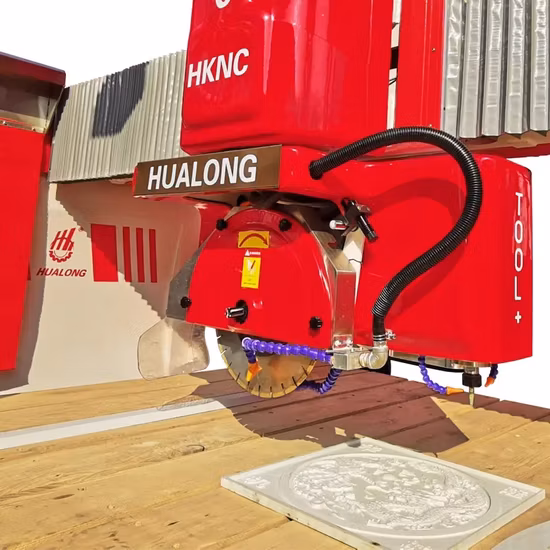 Bcmc 5 Axis CNC Italian Control System Bridge Saw Max Blade 650mm Cutting Stone Slab Countertop Processing Equipment