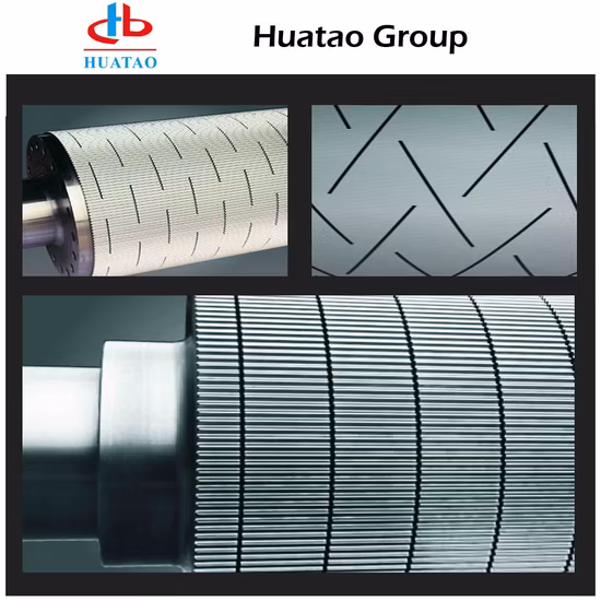 50crmo Precision Forged Alloy Steel E Flute Corrugater Roll Tungsten Carbide Corrugated Roller